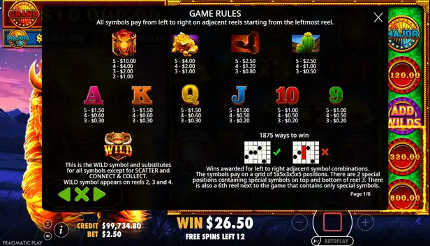 Fire Stampede 2 Pragmatic Play Feature