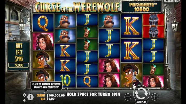 Mekanik Mesin dan Cara Bermain Curse of the Werewolf Megaways